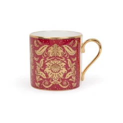 Acanthus Pink Coffee Cup And Saucer*Royal Collection Shop Clearance