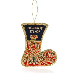 Buckingham Palace Navy And Red Stocking Decoration*Royal Collection Shop Online