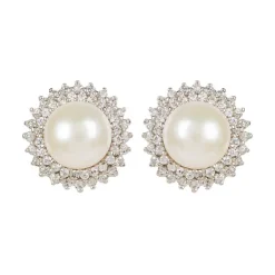 Centred Pearl Earrings*Royal Collection Shop