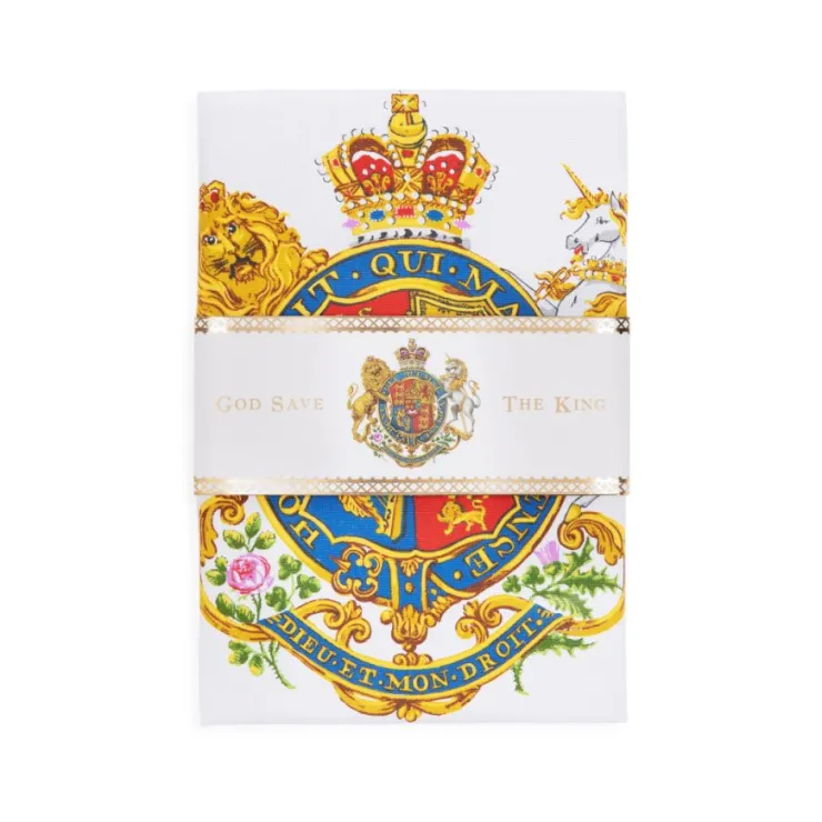 Coat Of Arms Tea Towel*Royal Collection Shop Discount