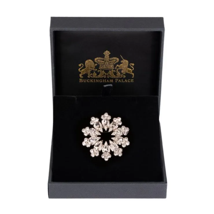 Crystal Decagon Brooch*Royal Collection Shop Best