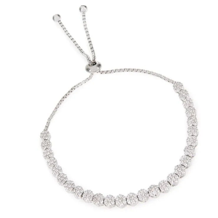 Crystal Flower Friendship Bracelet*Royal Collection Shop New