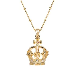 Gold Crown Necklace*Royal Collection Shop Discount