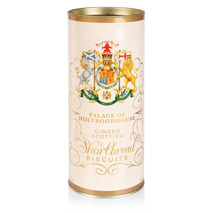 Palace Of Holyroodhouse Ginger Shortbread Tube*Royal Collection Shop Discount