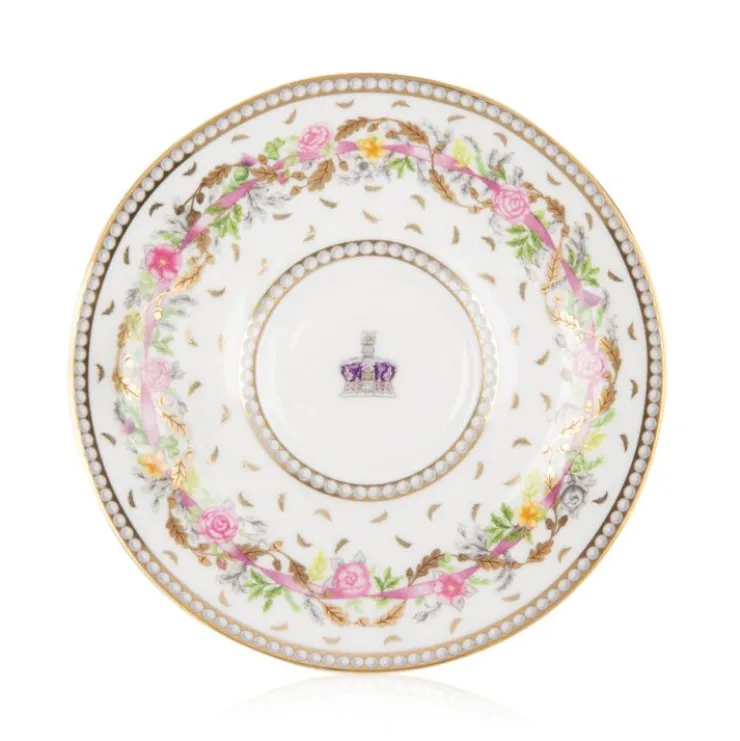 Queen Elizabeth Ii Commemorative Teacup And Saucer*Royal Collection Shop Clearance