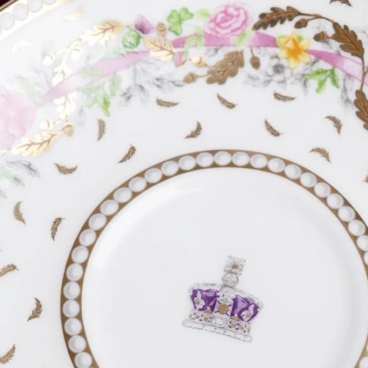 Queen Elizabeth Ii Commemorative Teacup And Saucer*Royal Collection Shop Clearance