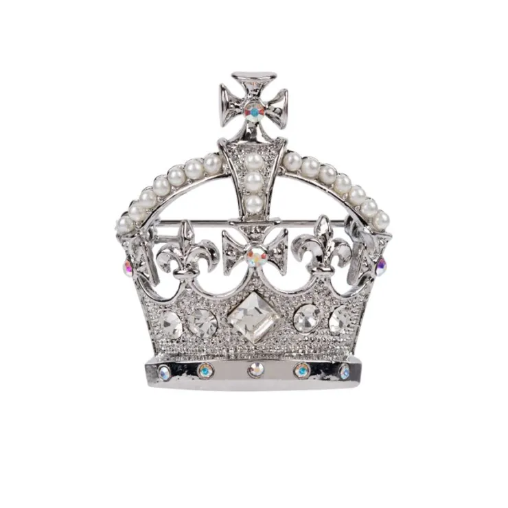 Silver Crown Brooch*Royal Collection Shop Clearance