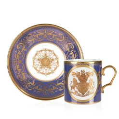 Special Edition Lustre Purple And Blue Coffee Cup And Saucer*Royal Collection Shop Discount