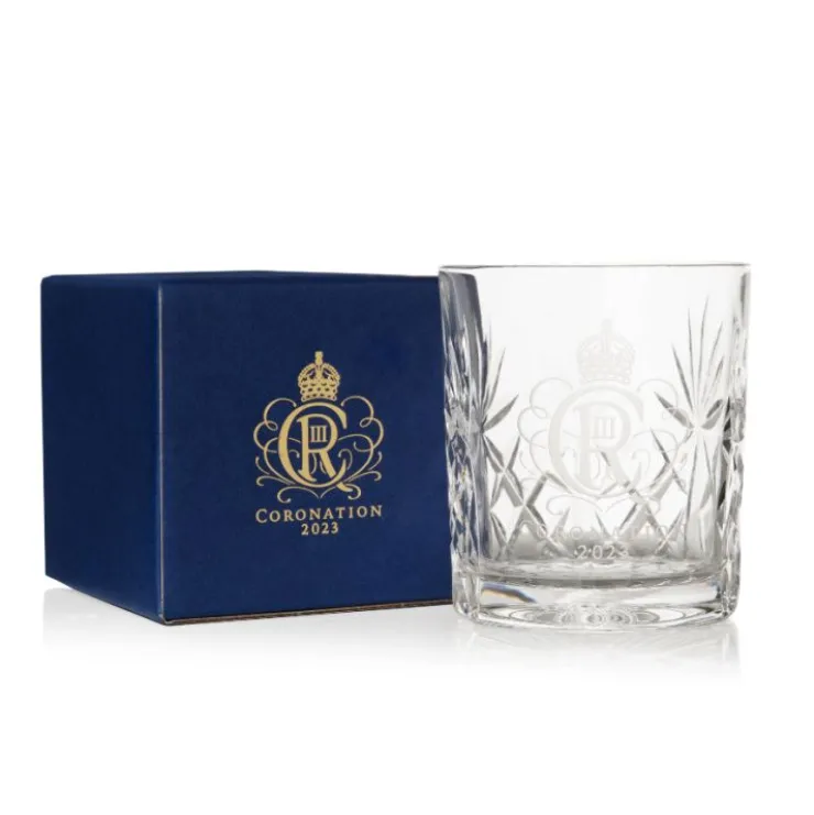 The Coronation Crystal Tumbler*Royal Collection Shop New