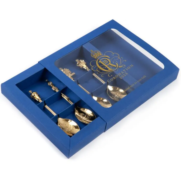 The Coronation Set Of Spoons*Royal Collection Shop New