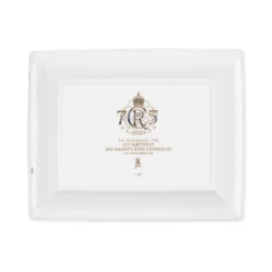 The King'S 75Th Birthday Limited Edition Red Tray*Royal Collection Shop Discount