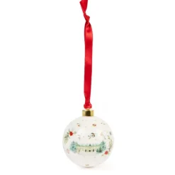 The Palace Of Holyroodhouse Fine Bone China Bauble*Royal Collection Shop Sale