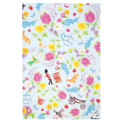 The Summertime Blue Tea Towel*Royal Collection Shop