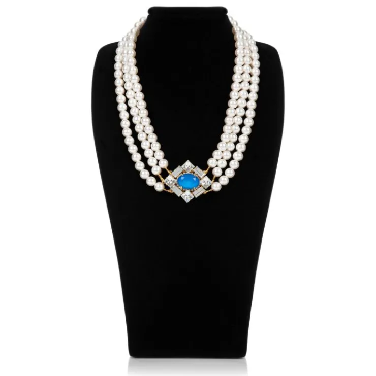 Vicki Sarge Triple Strand Pearl Necklace*Royal Collection Shop Sale