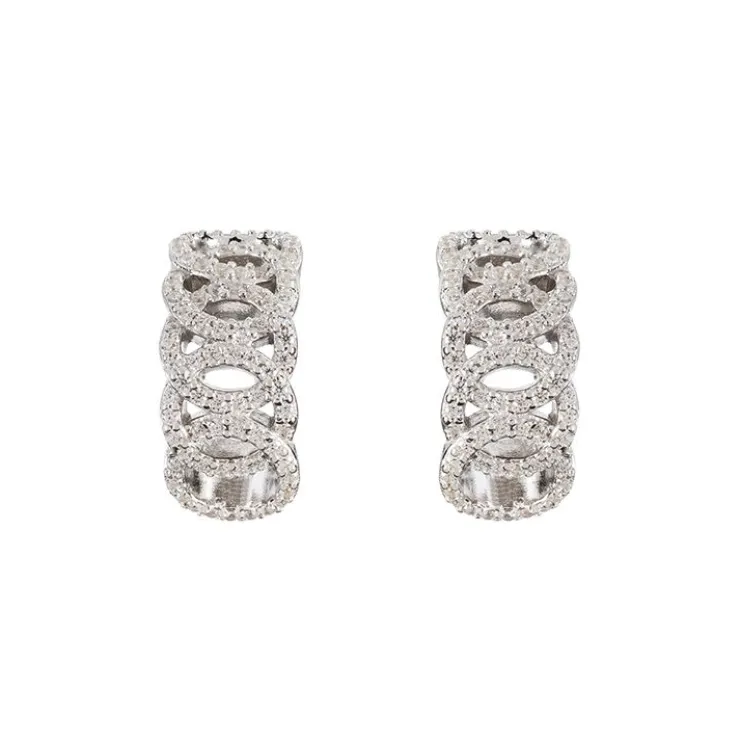 Vladimir Half Hoop Earrings*Royal Collection Shop Clearance