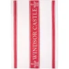 Windsor Castle Red Waffle Tea Towel*Royal Collection Shop Sale