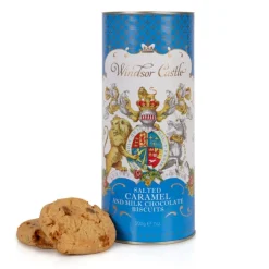 Windsor Castle Salted Caramel And Chocolate Biscuit Tube*Royal Collection Shop Discount